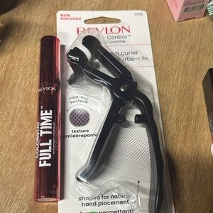 Revlon ColorStay Full-Time Mascara and Lash Curler Set - Black and Red